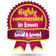 Highly commended in town